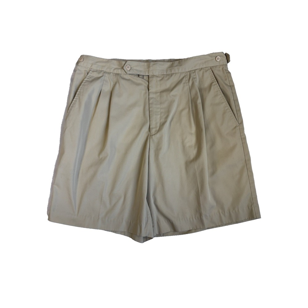 Head Men's 36 Khaki‎ Chino Pleated Golf Athleisure Shorts Outdoors Casual Travel